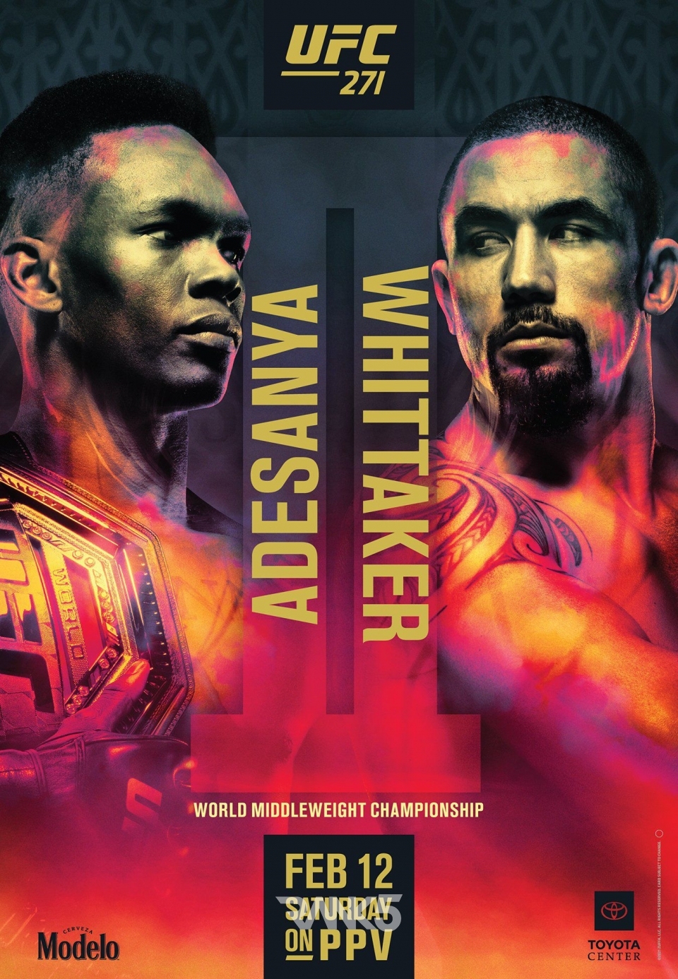 UFC 271 공식 포스터