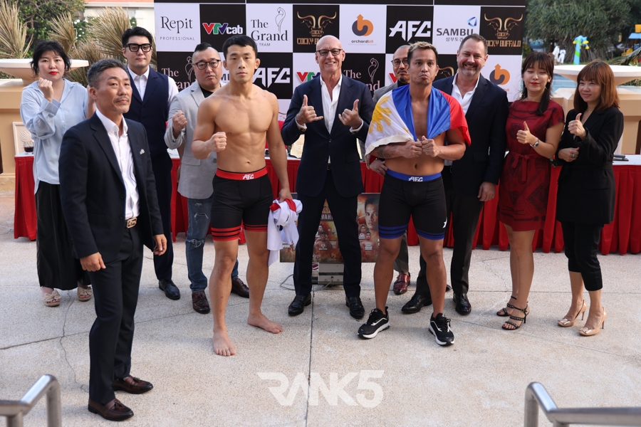김상욱(77.56kg) vs 어빈 챈(79.86kg) Ⓒ정성욱 기자